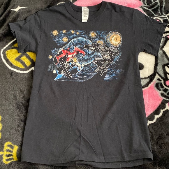 Transformers shirt Optimus prime megatron autobot decepticon starry night - Picture 2 of 7